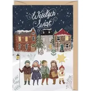 Obraz Vánoční přání 12 x 17 cm