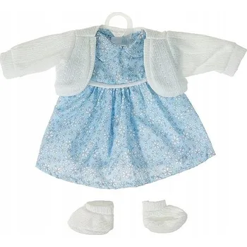 Doplněk pro panenku OBLEČENÍ PRO PANENKU 40 cm ŠATY, BOLERKO PRO PANENKU