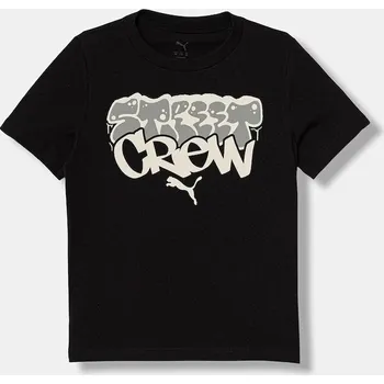 Chlapecké tričko Dětské bavlněné tričko Puma MID90s 691743 černá 99X, vel. 164