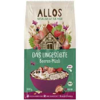 Allos Müsli ovocné bez cukru 500g bio