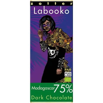 Čokoláda Zotter Bio hořká čokoláda 75% - Madagaskar, 70g