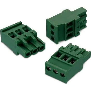 Elektrický konektor Svorkovnice PCB, řada: 352, rozteč: 5.08mm, počet řad: 1, počet kontaktů: 10, orientace těla: Horizontální, Kabelová