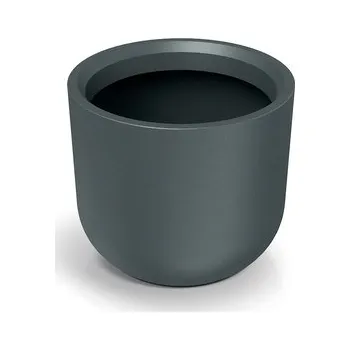 Květináč Květináč MOLTA ROUND HIGH 40 cm - barva: grafit (cs, PROSPERPLAST)
