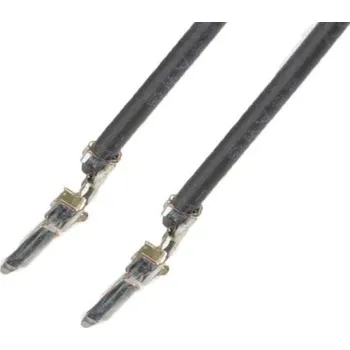 Krimpovací kleště Kabely s nakrimpovanými svorkami, řada: 79758, 79758, 26AWG, A: krimpovací zoubek, B: krimpovací zoubek, délka kabelu: