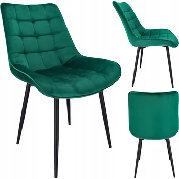 Jídelní židle Židle Jumi sametová zelená 1 ks