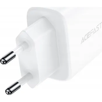 SÍŤOVÁ NABÍJEČKA USB-C A USB 20W RYCHLÉ NABÍJENÍ BÍLÁ