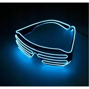 Sluneční brýle LED svítící brýle na párty Růžové