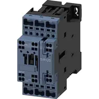 Stykač Siemens 1 NO, 1 NC Stykač napětí ve vinutí 24 V dc 3pólový 25 A 11 kW s 1 NO/1 NC kontakty Řízení motoru