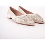 TAMARIS dámské baleríny béžové s kamínky