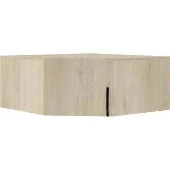 Šatní skříň BRN4 Rohový nástavec na skříň, kolekce BRAGA- dub Cremona, kovové úchyty, 95 x 40 x 95 cm