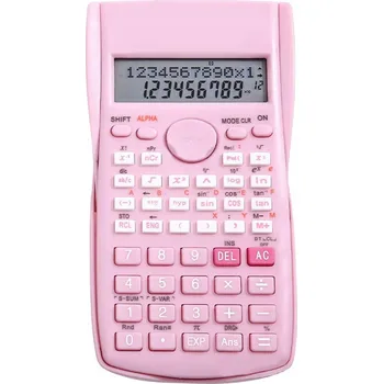 Kancelářská technika Vědecká kalkulačka Dason, růžová školní kalkulačka s 240 vědeckými funkcemi