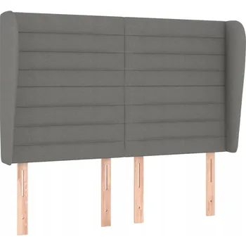 VidaXL Čelo postele s ušima, tmavě šedé,