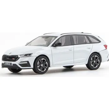 autíčko Škoda Octavia IV Combi RS (2020) - Bílá Moon Metalíza ABREX 1:43