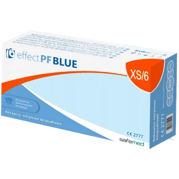 Dezinfekce Rukavice nitril bez pudru EFFECT BLUE BPD extra á100 ks XS 100ks