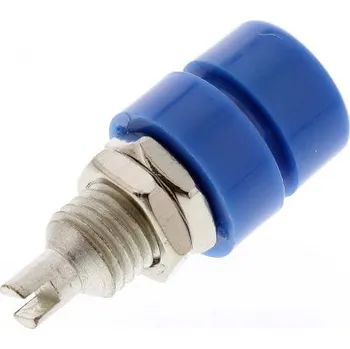 Elektrická zásuvka 4mm panel socket,blue,32A,60VDC,CAT I