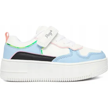 Dívčí tenisky Primigi sportovní boty eko kůže bílé, velikost 35