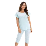 Dámské pyžamo Regina 735 modré XL Modrá