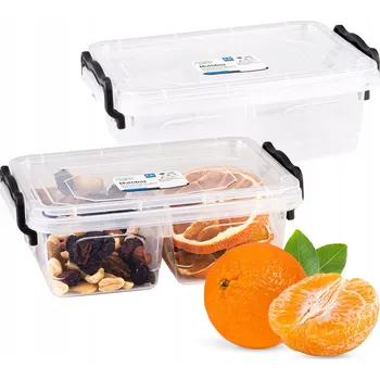 Dóza na potraviny Dělený obědový box/nádoba na jídlo 0,5 l - na potraviny, léky