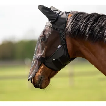 Sport BUSSE Maska proti hmyzu Fly Guard II Plus BUSSE, s ochranou uší a nozder, černá EXTRA FULL