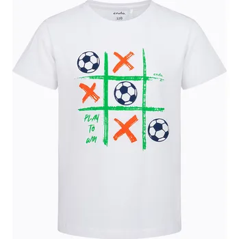 Chlapecké oblečení Chlapecké tričko dětské Bílé Sportovní 128 Endo