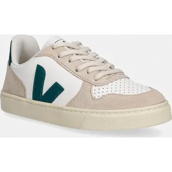 Chlapecké tenisky Dětské kožené tenisky Veja Small V-10 Laces CX0520619C.28.35 béžová 02X, EUR 31