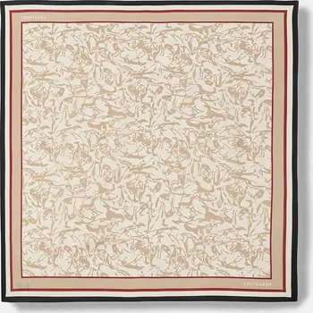 Šátek Hedvábný šátek Trussardi S007C000009N béžová 80X, vel. ONE SIZE