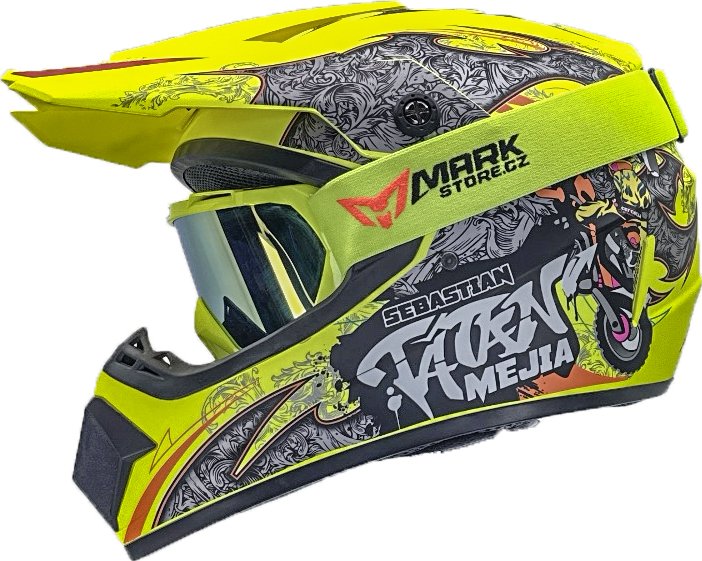 Dětská helma Mejia - Žlutá Velikost: S (53 - 54 cm)