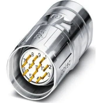Elektrický konektor Kulatý konektor, počet kontaktů: 19, Kabel, velikost: M23 Phoenix Contact Zástrčka, IP67, materiál pouzdra: Slitina
