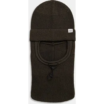 Kukla Vlněná kukla C.P. Company 19CMAC304A005509A zelená 87X, vel. ONE SIZE