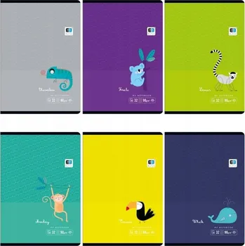 Sešit Sešit A5 s linkami (trojlinkový) Interdruk, 32 listů