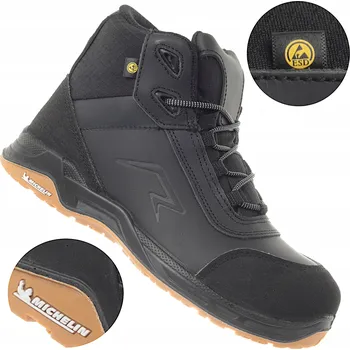Pracovní obuv Dámské pracovní boty BOZP kožené Talan Michelin 802 ESD s ochranou proti propíchnutí, velikost 37