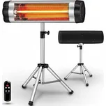 Infračervený ohřívač s dálkovým ovládáním a krytem, 2500 W - A TRESKO