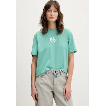 Tričko Karl Lagerfeld Jeans B1W17086 zelená 77X, vel. M