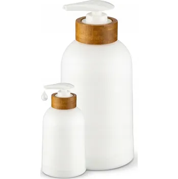 Dávkovač mýdla Ruční dávkovač mýdla stojící Cadro 400 ml bílý