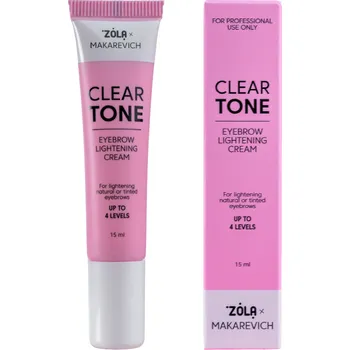 Péče o řasy a obočí ZOLA X Makarevich Clear Tone krémový zesvětlovač obočí 15 ml