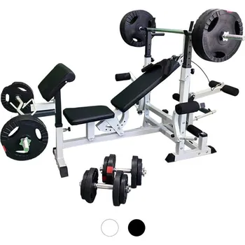 Posilovací lavice Gorilla Sports Posilovací stanice, 210 x 70 x 122,5 cm