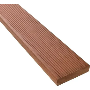 Terasové prkno Massaranduba 21 x 90 mm jemná drážka 0,914 m