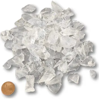 Výtvárné potřeby Skleněná drť - Čirá 10-30mm 500g