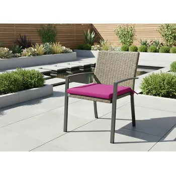 Podsedák Zahradní podsedák na židli GARDEN color 36 růžová 40x40x4 cm Mybesthome