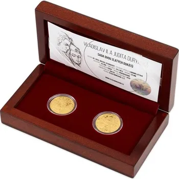 Sběratelství Sada dvou dukátů Královské dvojice - Vladislav II. a Judita Durynská proof