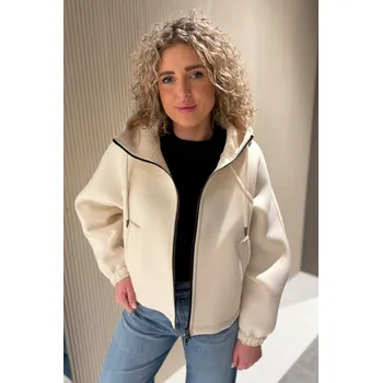 Dámský kabát Dámská bunda BEAUMONT TAMAR BM05010261 krémová Velikost: 38