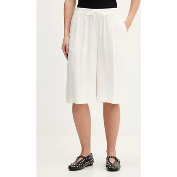 Šortky s příměsí lnu Karl Lagerfeld Jeans B2W10057 béžová 01X, vel. M