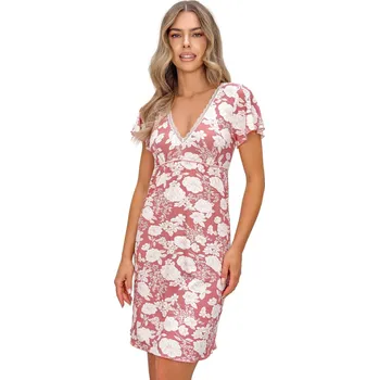 Dámská noční košile Dámská noční košile Donna Tina růžová M