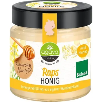 Agava Řepkový med z Německa 250 g bio