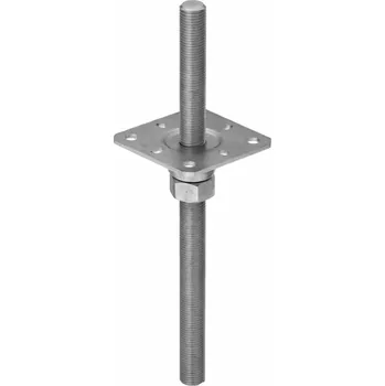 Tesařské kování Patka sloupku PPSR 100, 100x330 (zinek bílý)