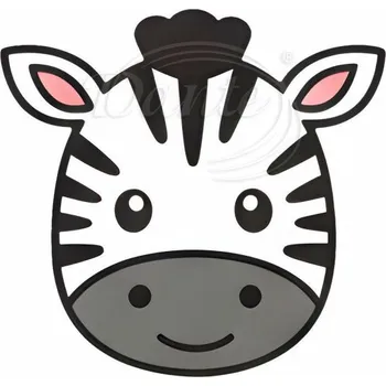 Textilní nažehlovací páska Dante Nažehlovačka Zebra - 6 x 6 cm