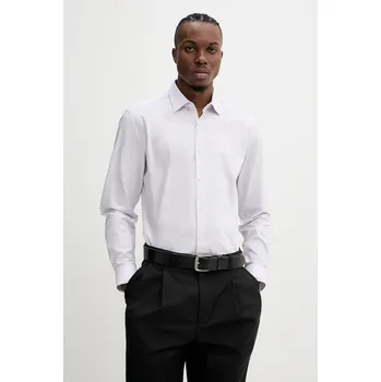 Pánská košile Bavlněná košile HUGO 50539789 fialová 04X, vel. 43