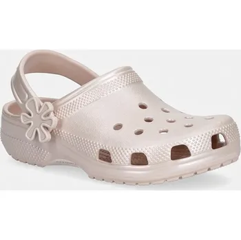 Dámské pantofle Dětské pantofle Crocs CLASSIC PEARL SHINE CLOG K 212814.CROCS.CLASSIC.PE růžová 03X, EUR 29/30