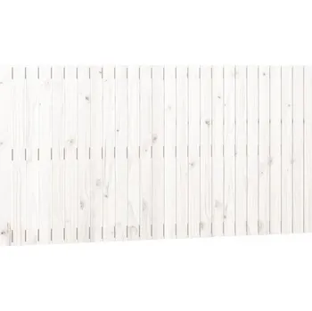 Ložnice Čelo postele, bílé, 166x3x90 cm, masivní borovicové dřevo