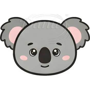 Textilní nažehlovací páska Dante Nažehlovačka Koala - 12 x 8 cm